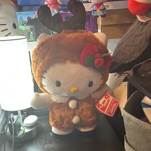 Hello Kitty Reindeer Plush Greeter
